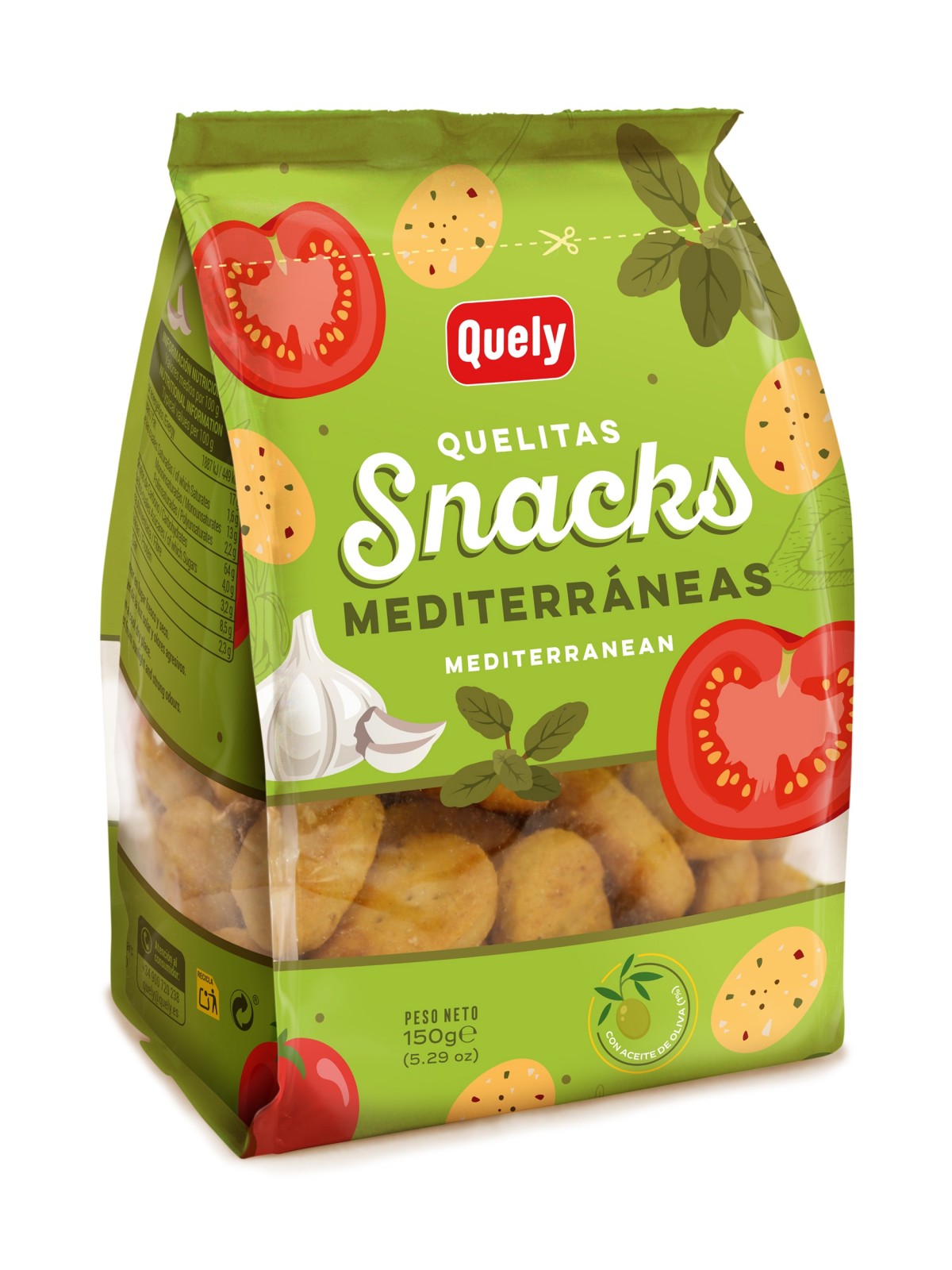 Quelitas Snacks Mediterráneas 150g