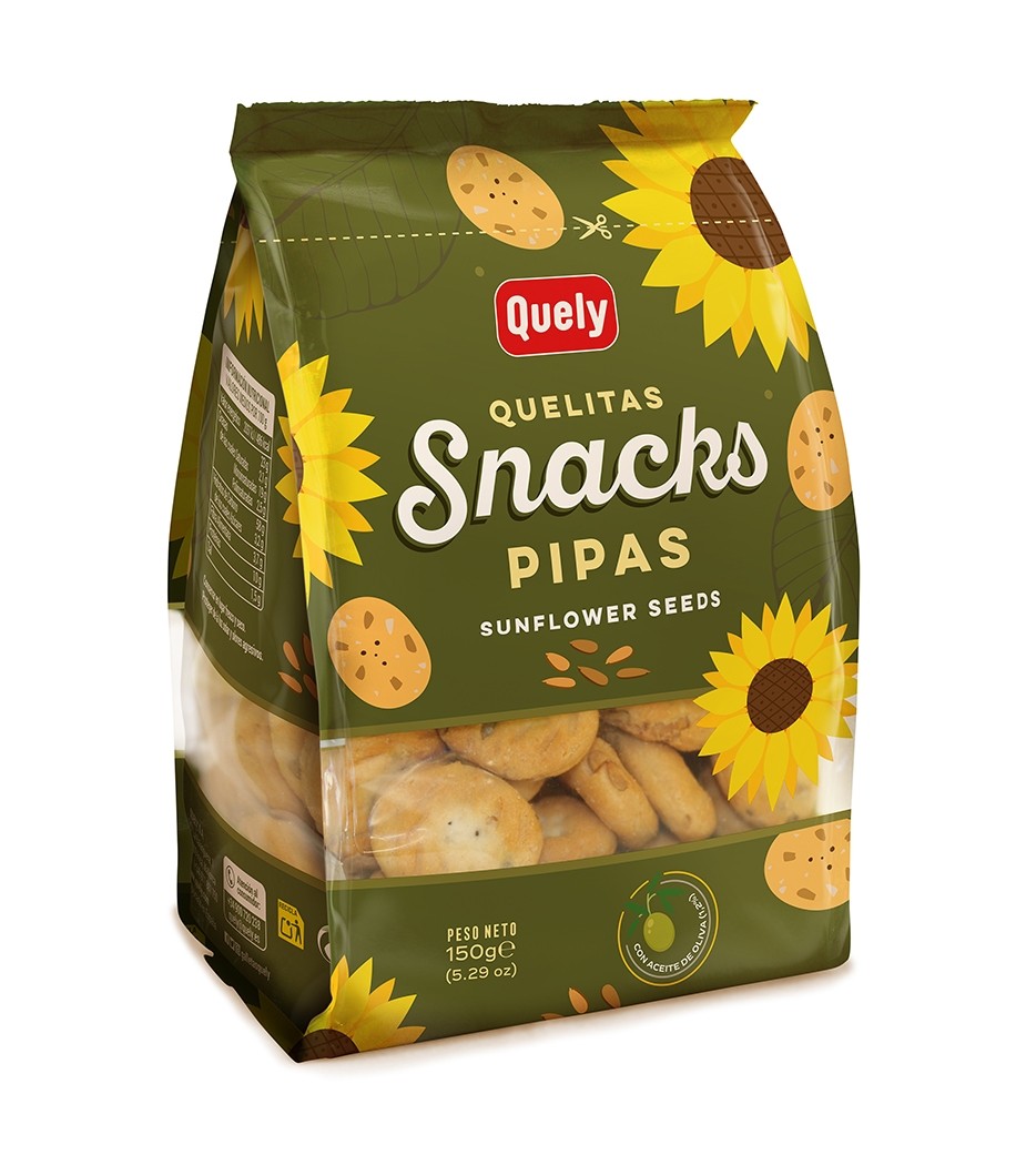 Quelitas Snacks con Pipas 150g 