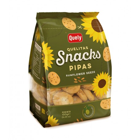 Quelitas Snacks con Pipas 150g 